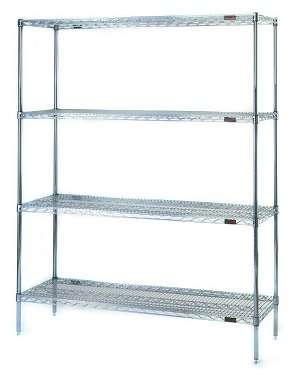 Nexel Wire Shelving, WIre Shelving, Metro Wire Shelving, Wire Shelving, Chrome Wire Shelving